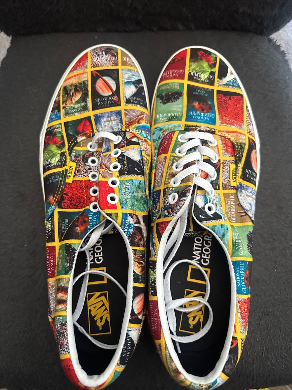 Vans x National Geographic Printed Canvas Sneakers - Multicolor